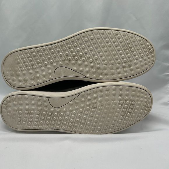 STEVE MADDEN M-Renold Gray Leather Sneakers- Grey Suede Boat Shoes- Men'… - Picture 6 of 9